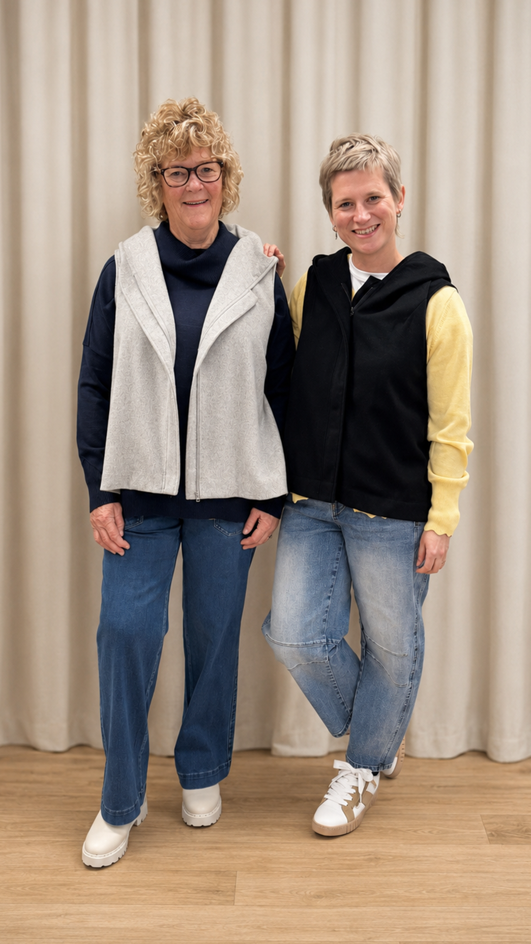 style items clothing on different bodies